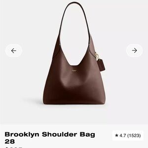 Coach Brooklyn Shoulder Bag WITH cherries.